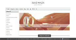 Desktop Screenshot of joyeriaruizmaza.com