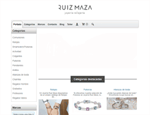 Tablet Screenshot of joyeriaruizmaza.com